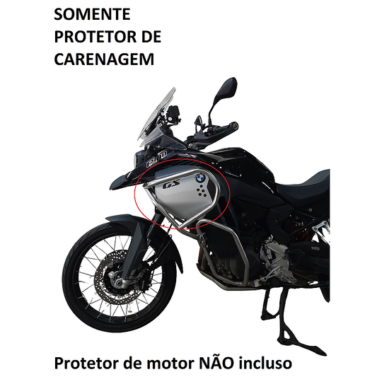 F900 GS Adventure protetor carenagem inox vista lateral MOTOTOP