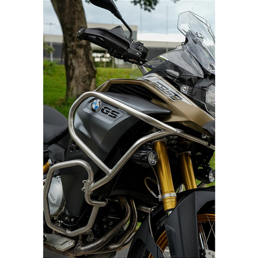 F850 GS Adventure protetor carenagem inox vista lateral MOTOTOP