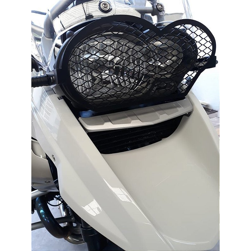 Protetor farol R1200 GS Adventure 2004 2012 detalhe fixacao MOTOTOP
