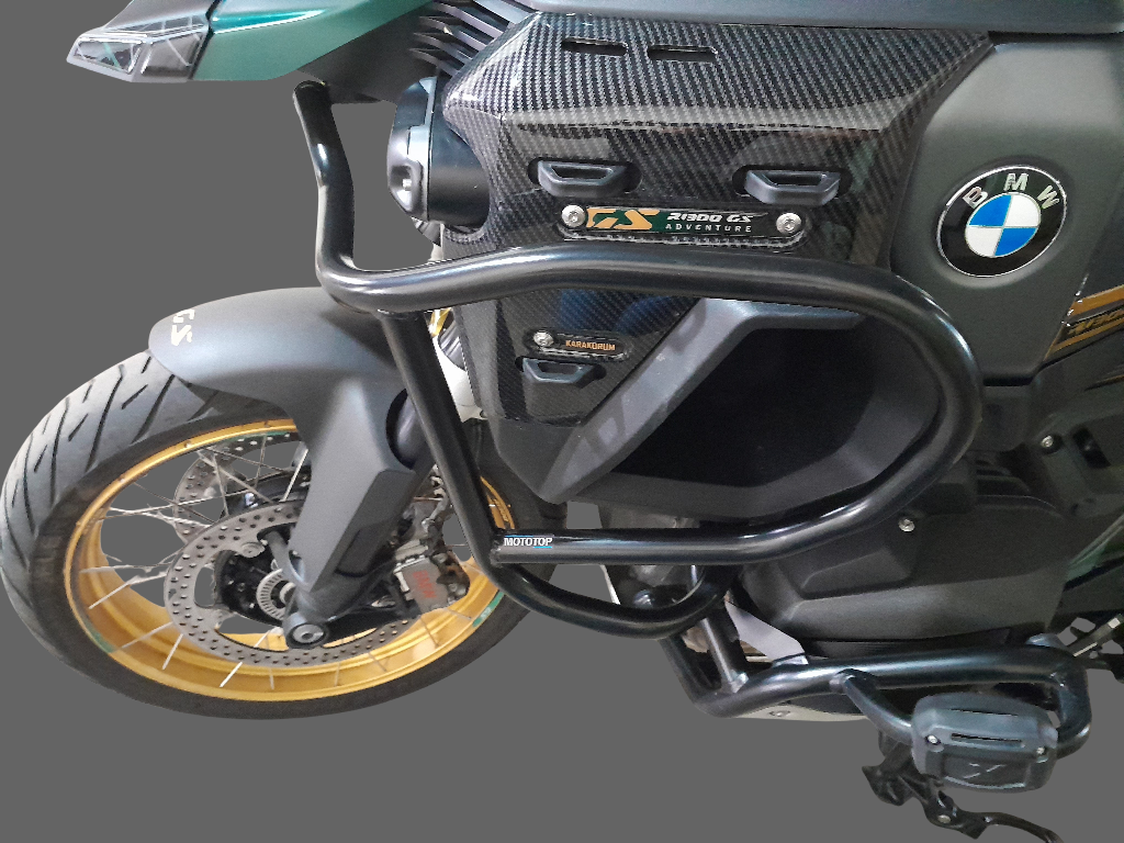 Protetor carenagem R1300 GS Adventure preto angulo diagonal MOTOTOP