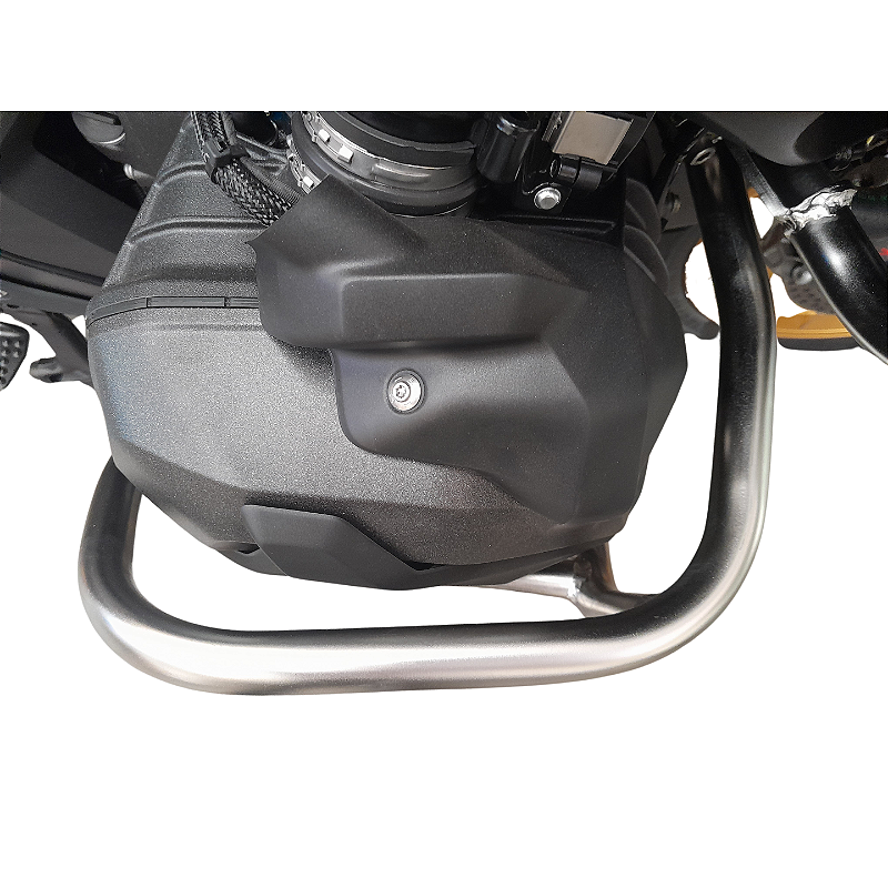 Protetor carenagem motor R1300 GS inox vista superior MOTOTOP