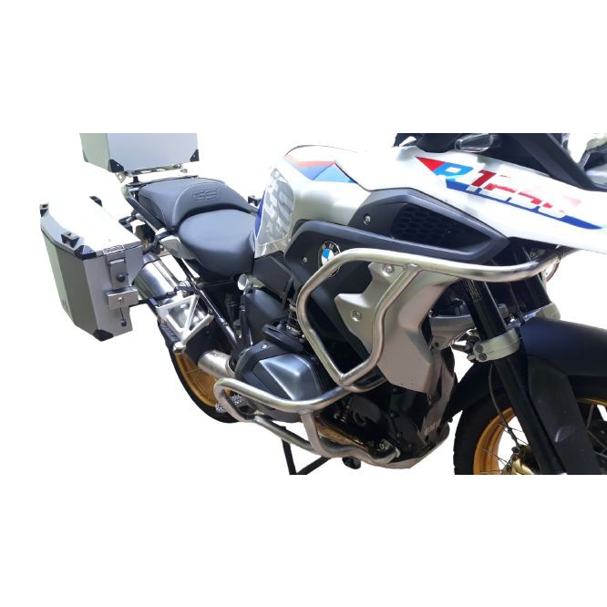 R1250 GS protetor motor carenagem inox vista traseira MOTOTOP