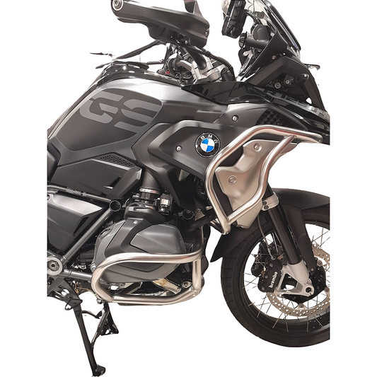 Protetor motor carenagem R1250 GS inox BMW vista frontal MOTOTOP