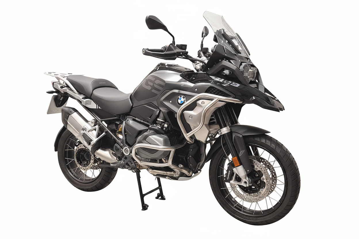 R1250 GS protetor motor carenagem inox acabamento premium MOTOTOP