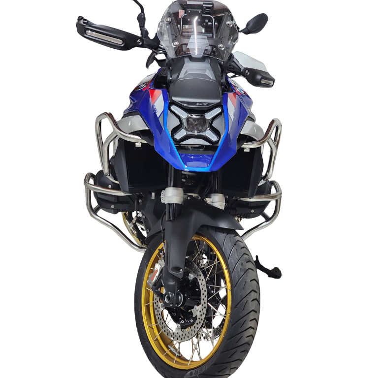 Protetor motor carenagem BMW R1300 GS inox vista frontal MOTOTOP