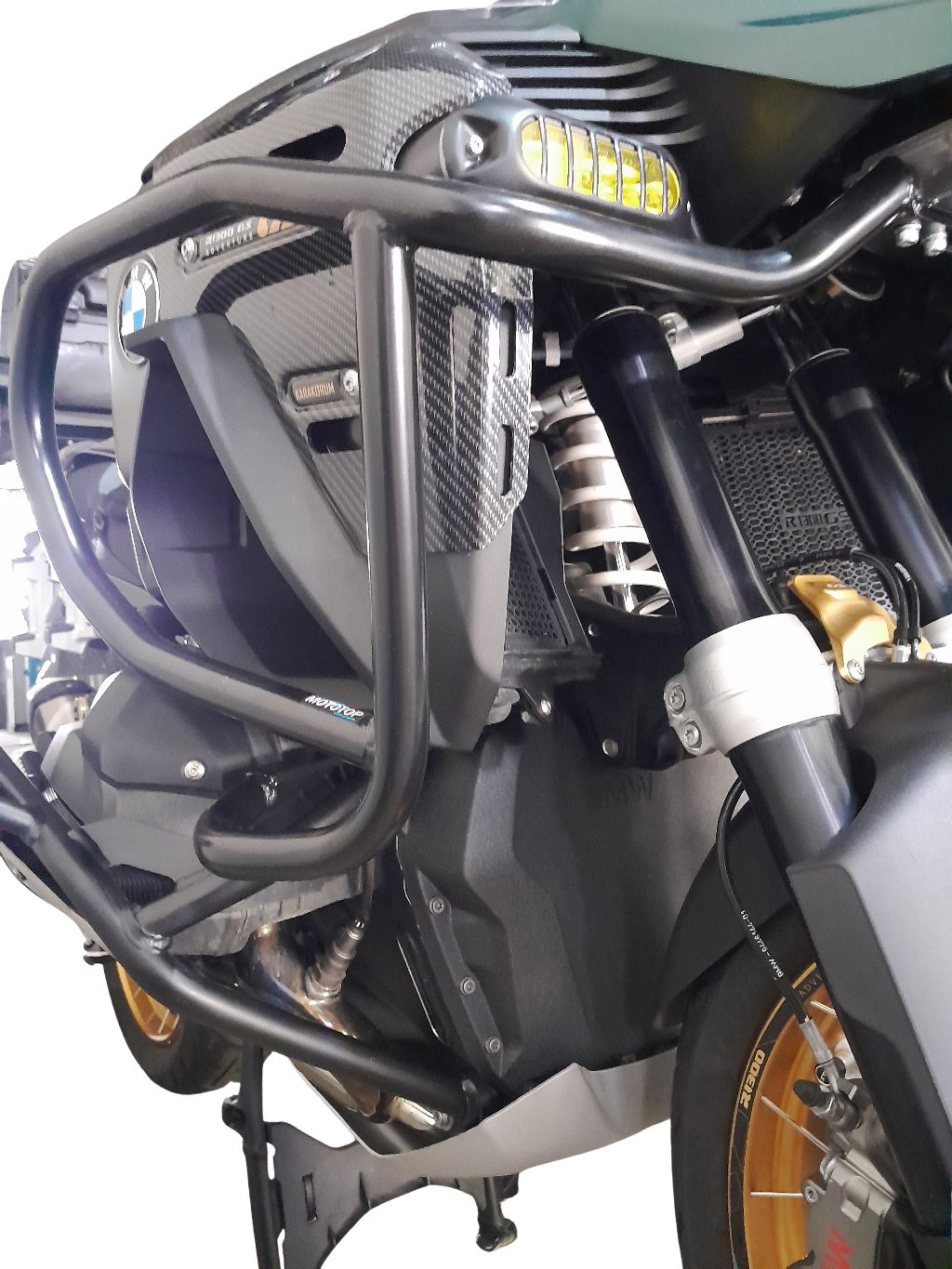 Protetor carenagem R1300 GS Adventure preto vista frontal MOTOTOP
