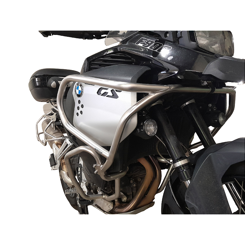 Protetor carenagem F900 GS Adventure inox vista frontal MOTOTOP