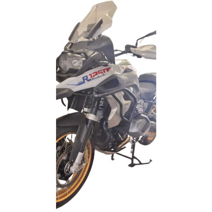 Protetor carenagem R1250 GS carbono preto prata detalhe acabamento MOTOTOP