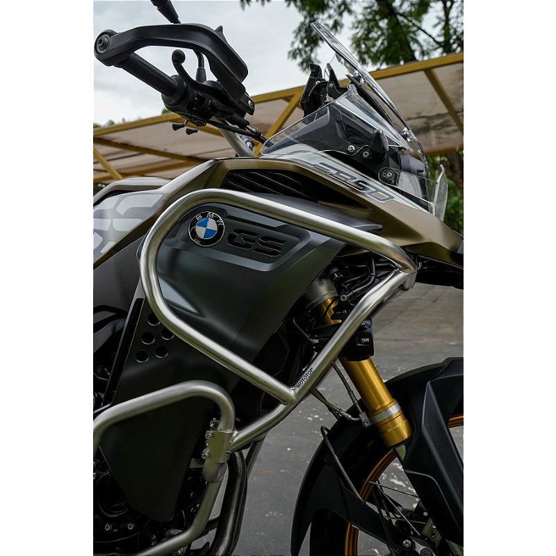 F850 GS Adventure protetor carenagem inox vista traseira MOTOTOP