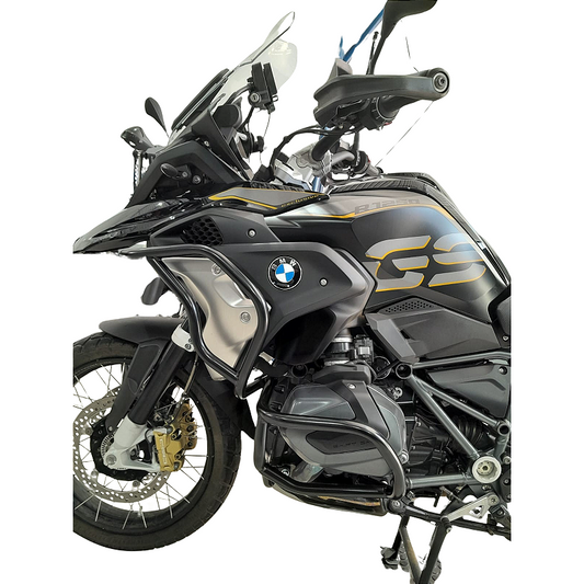 Protetor motor carenagem BMW R1250 GS preto fosco instalado MOTOTOP