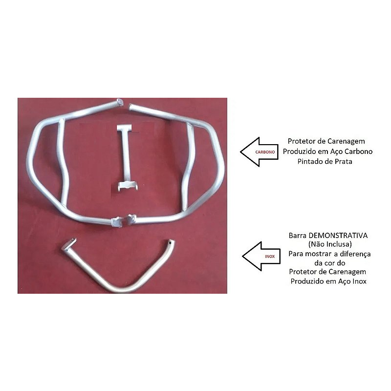 Protetor carenagem R1250 GS carbono preto prata angulo diagonal MOTOTOP