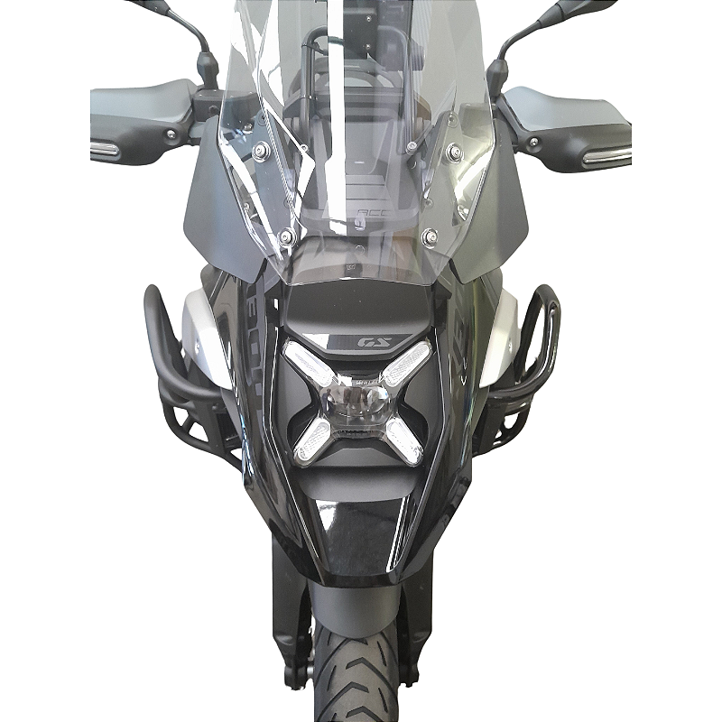 Protetor carenagem R1300 GS farol milha preto detalhe acabamento MOTOTOP