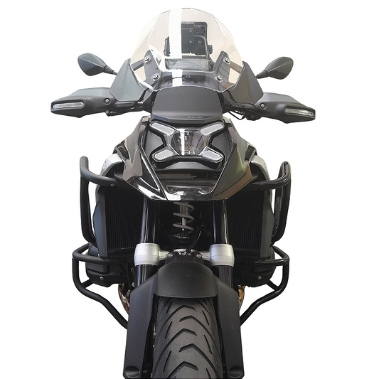 Protetor motor carenagem R1300 GS preto fosco kit vista frontal MOTOTOP