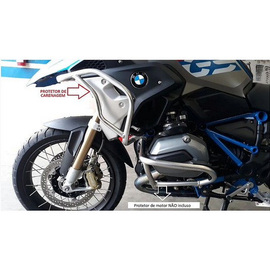 Protetor carenagem R1200 GS 2013 2023 vista frontal MOTOTOP
