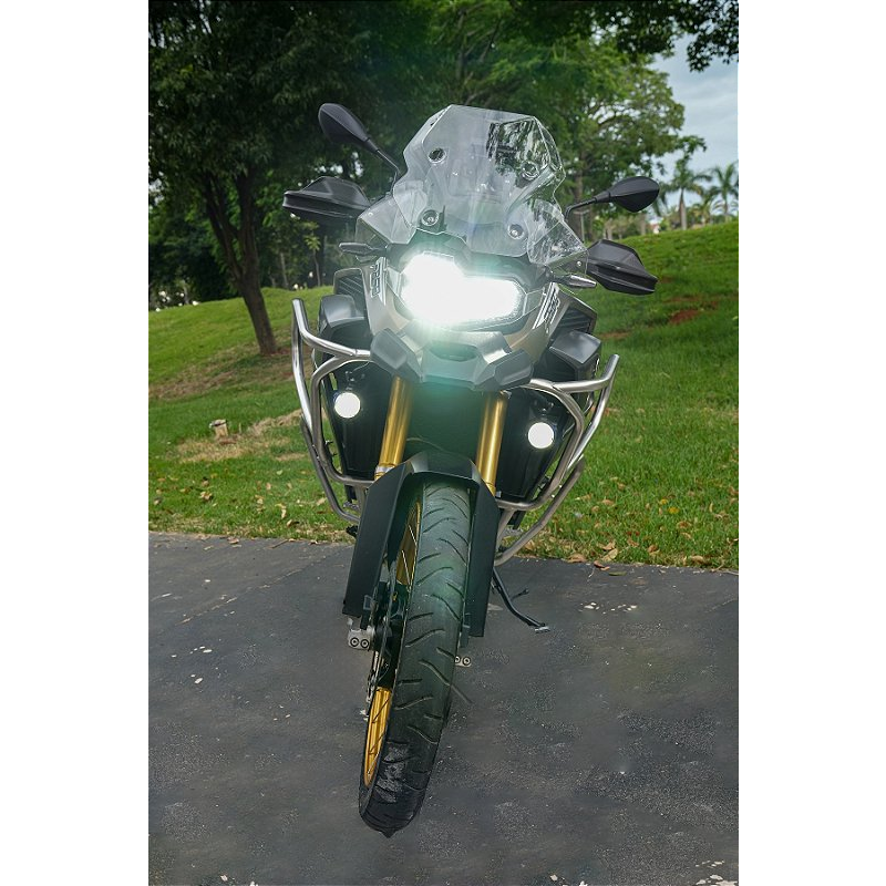 F850 GS Adventure protetor carenagem inox detalhe fixacao MOTOTOP