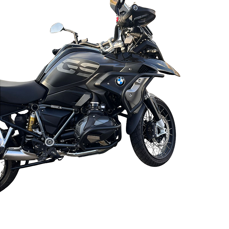 R1250 GS protetor motor carenagem preto semi brilho vista lateral MOTOTOP