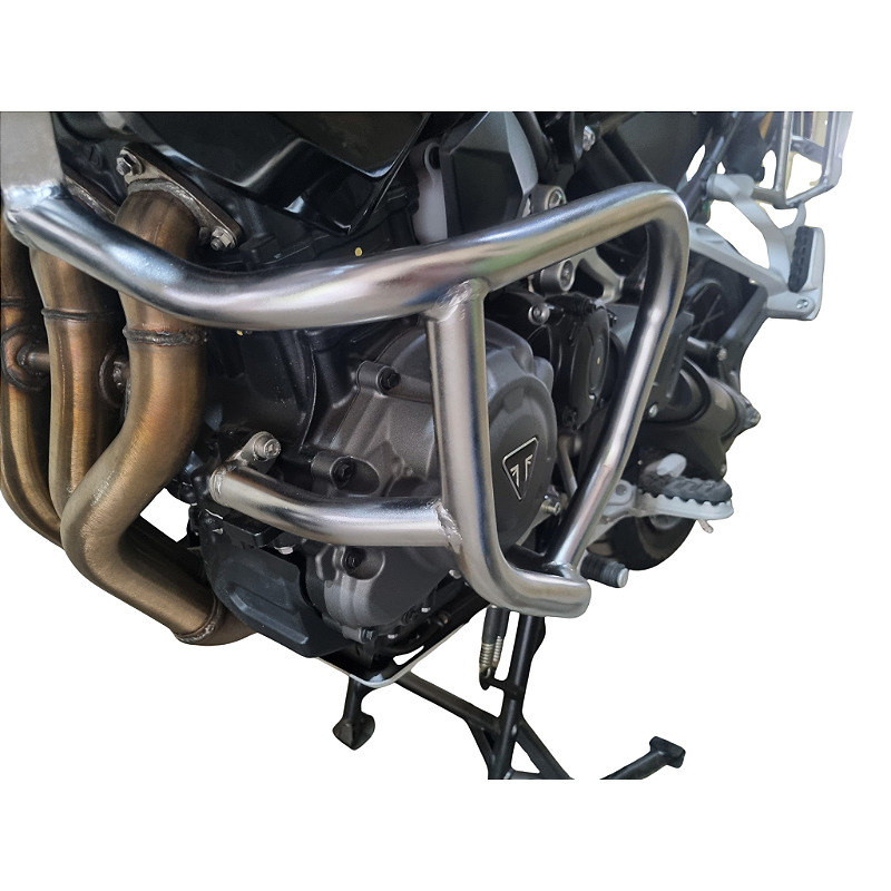 Tiger 1200 Black Edition protetor motor preto vista lateral MOTOTOP