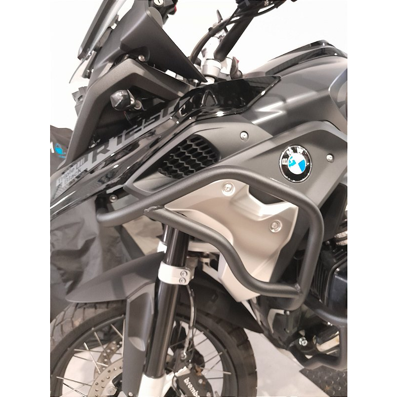 R1250 GS protetor carenagem carbono preto prata detalhe fixacao MOTOTOP