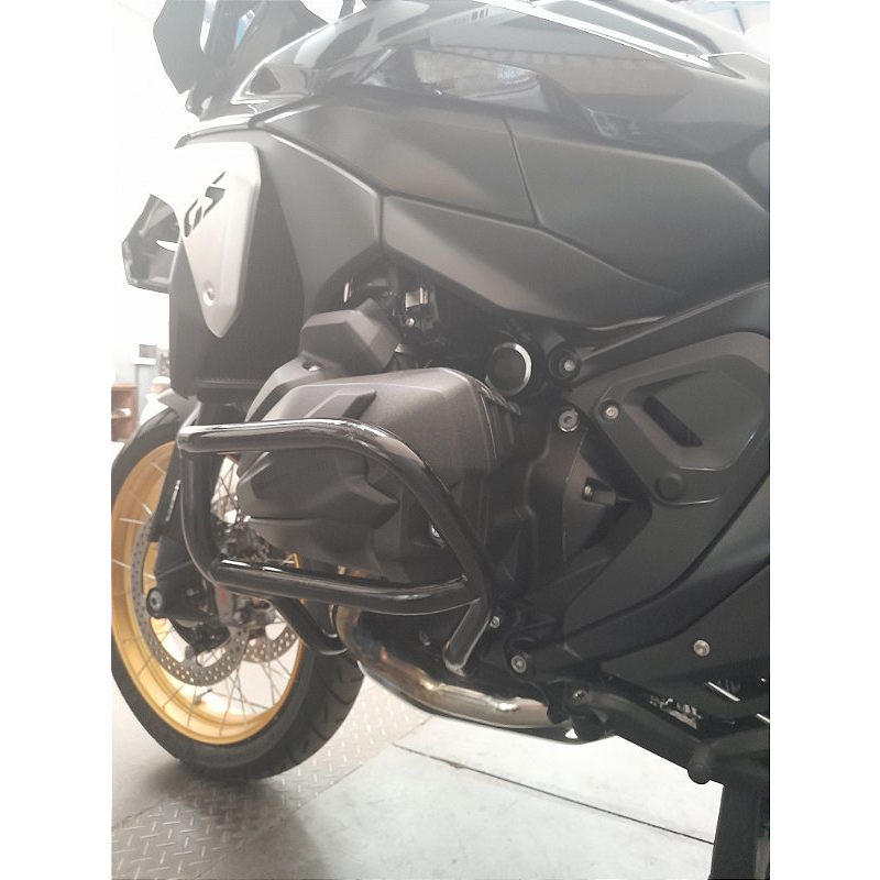 R1300 GS protetor motor inox com pintura vista traseira MOTOTOP