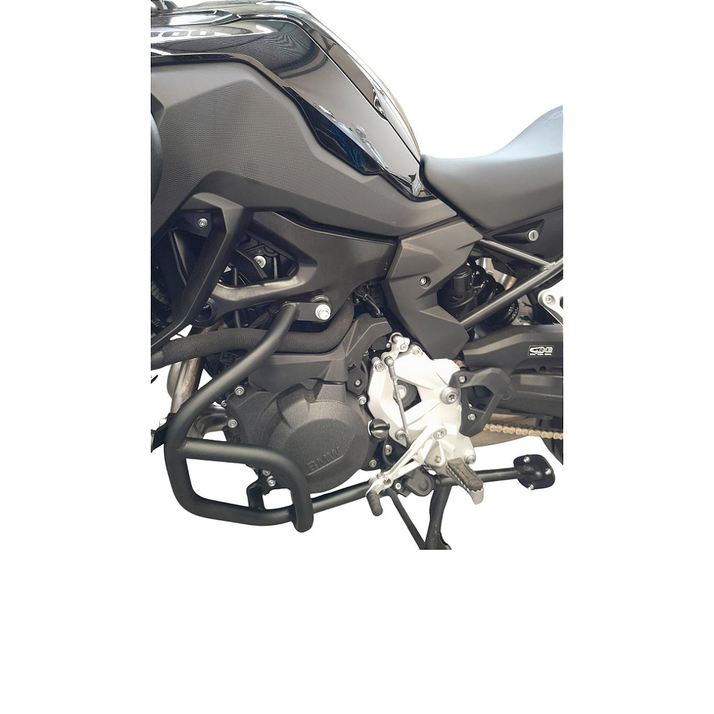 Protetor inox F800 GS 2024 motor angulo diagonal MOTOTOP