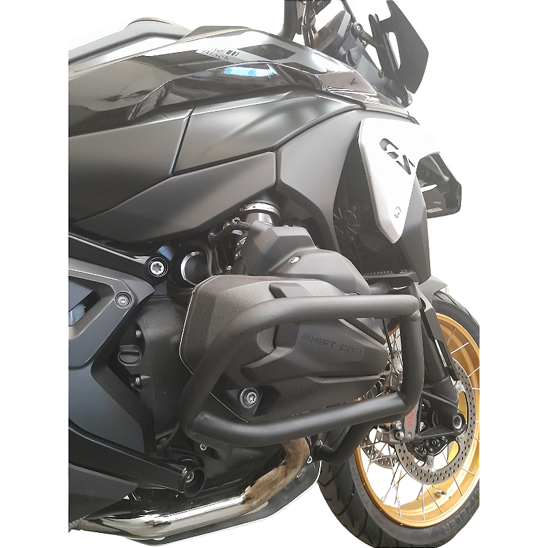 Protetor inox R1300 GS motor com pintura angulo diagonal MOTOTOP