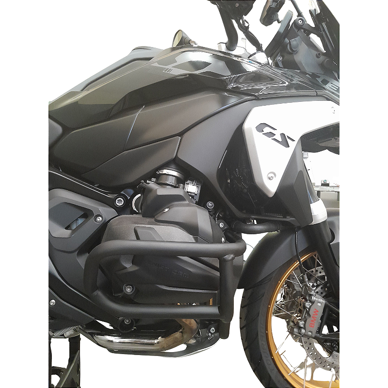 R1300 GS protetor motor inox pintura detalhe fixacao MOTOTOP
