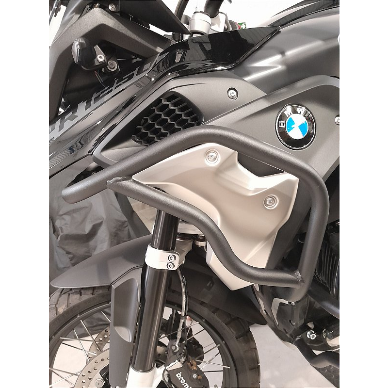 Protetor carenagem R1250 GS carbono preto prata encaixe chassi MOTOTOP