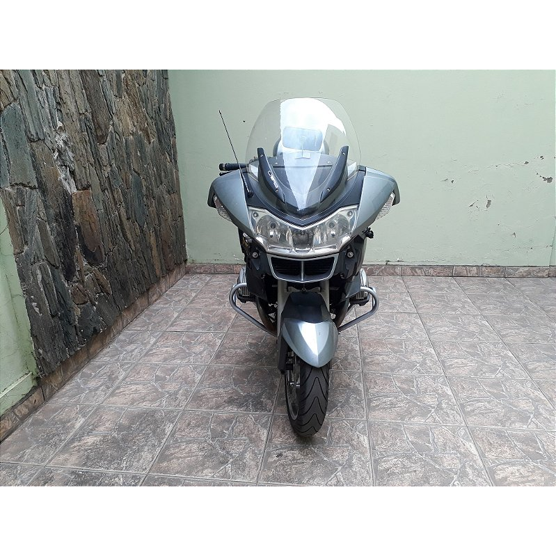 Protetor motor R1200 RT 2005 2012 instalado moto MOTOTOP