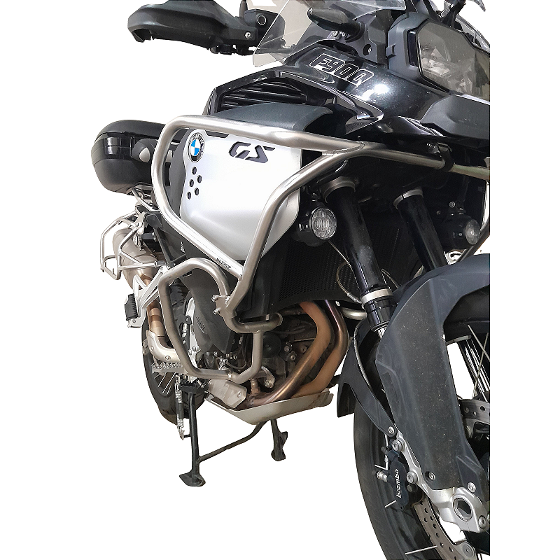 Protetor inox F900 GS Adventure carenagem angulo diagonal MOTOTOP