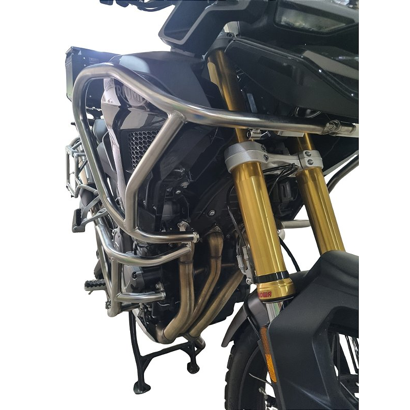 Tiger 1200 Rally Black Edition protetor motor carenagem inox protecao off road MOTOTOP