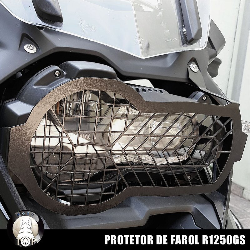 R1200 GS Adventure protetor farol 2013 2019 vista traseira MOTOTOP