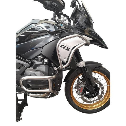 Protetor motor carenagem R1300 GS inox BMW vista frontal MOTOTOP