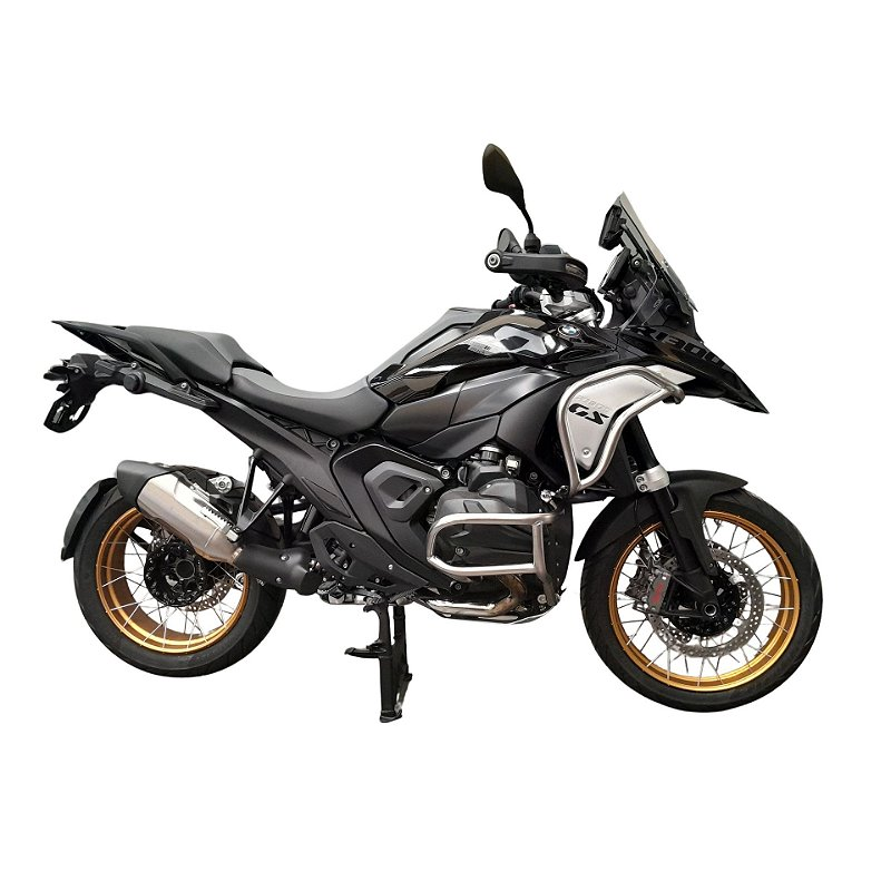 R1300 GS protetor motor carenagem inox vista traseira MOTOTOP