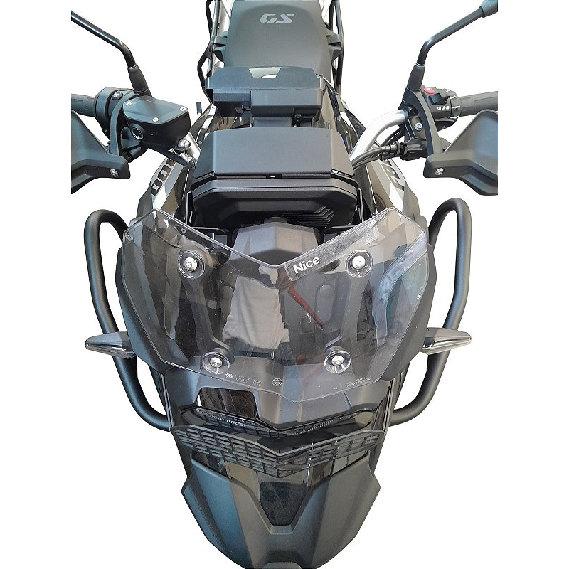 F800 GS 2024 protetor carenagem motor inox detalhe fixacao MOTOTOP