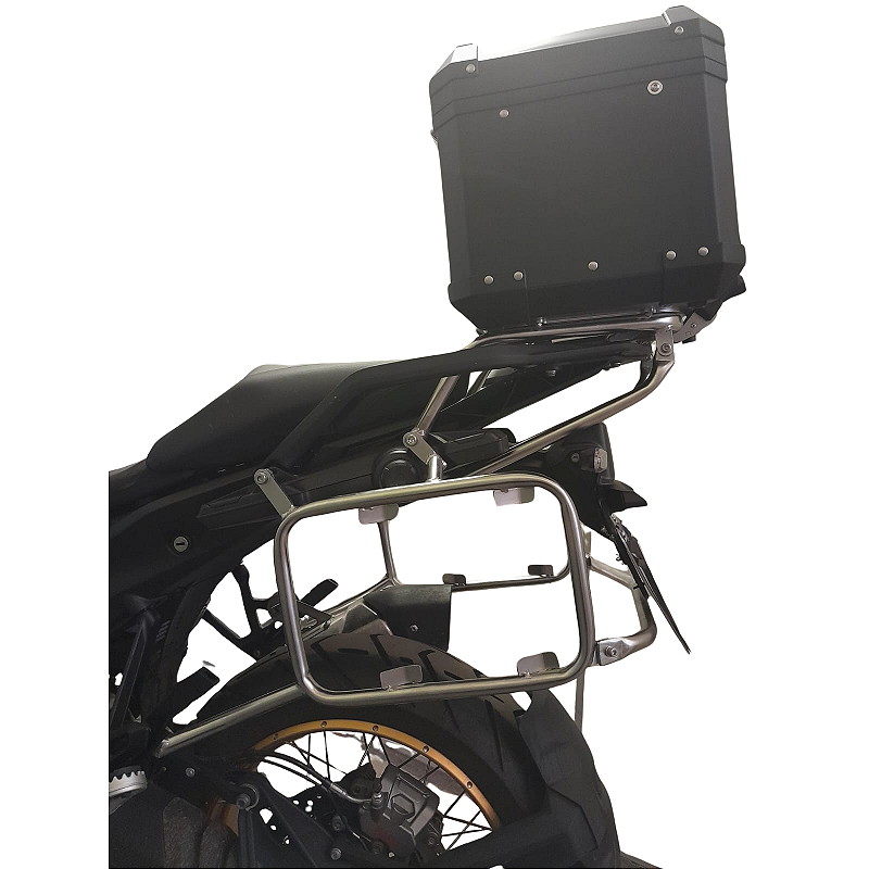 Suporte inox R1300 GS traseiro laterais central angulo diagonal MOTOTOP
