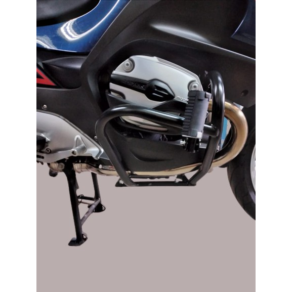Protetor motor R1200 RT 2005 2012 instalado moto MOTOTOP