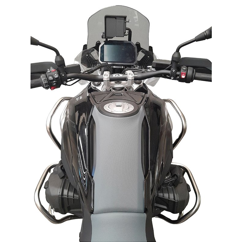 Protetor carenagem motor R1300 GS inox angulo diagonal MOTOTOP