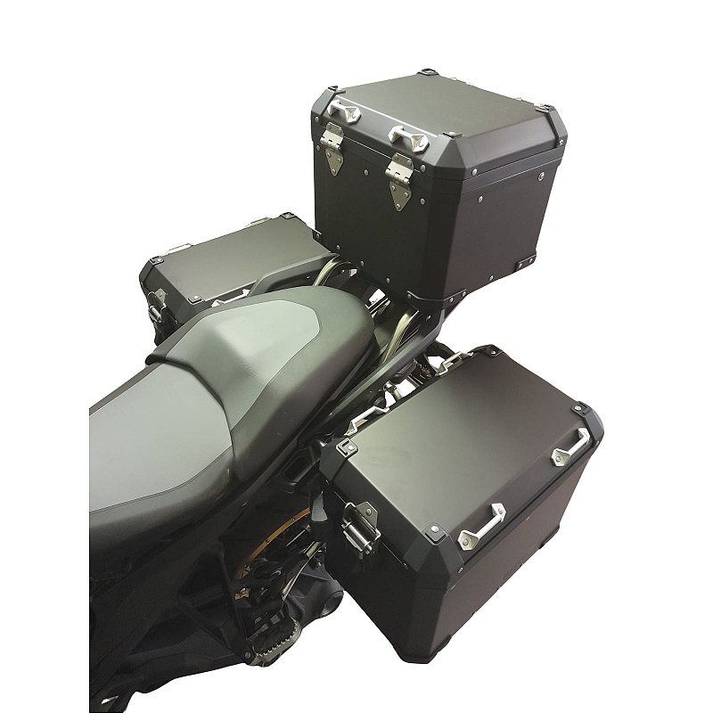 Suporte traseiro R1300 GS inox laterais central detalhe fixacao MOTOTOP