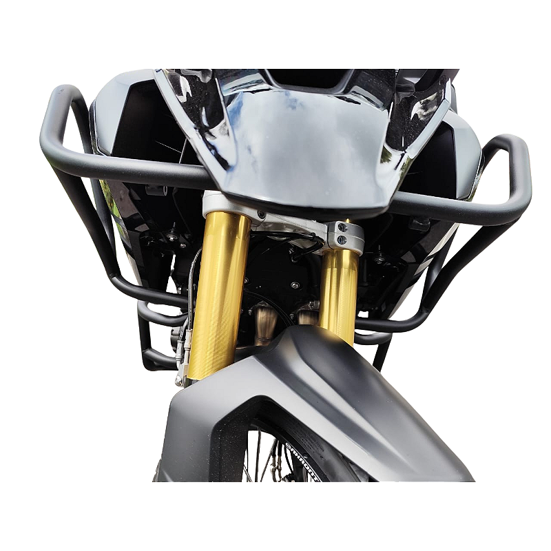 Tiger 1200 Rally Black Edition protetor motor carenagem vista traseira MOTOTOP
