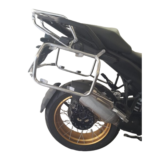 Suporte traseiro central R1300 GS inox detalhe fixacao MOTOTOP