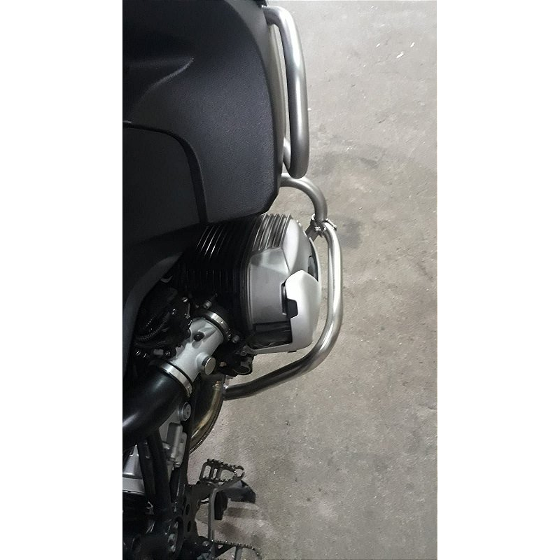 Barra complementar protetor motor R1200 GS Adventure detalhe acabamento MOTOTOP