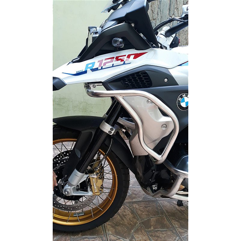 R1250 GS protetor carenagem carbono preto prata vista traseira MOTOTOP