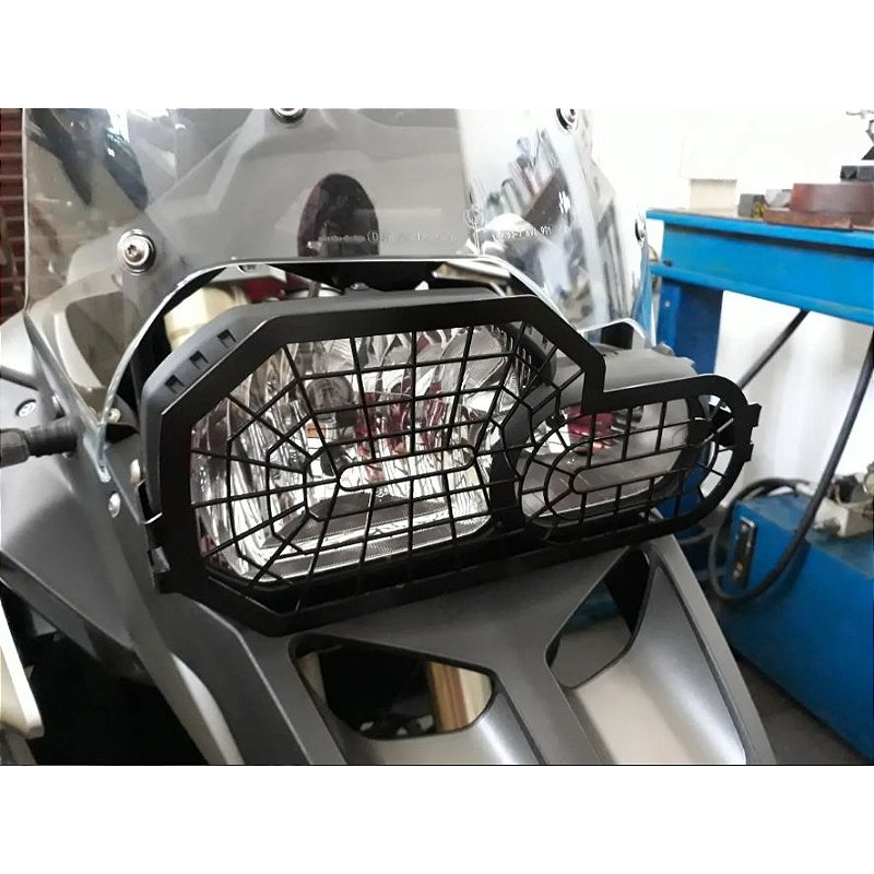 Protetor farol F800 GS carbono angulo diagonal MOTOTOP