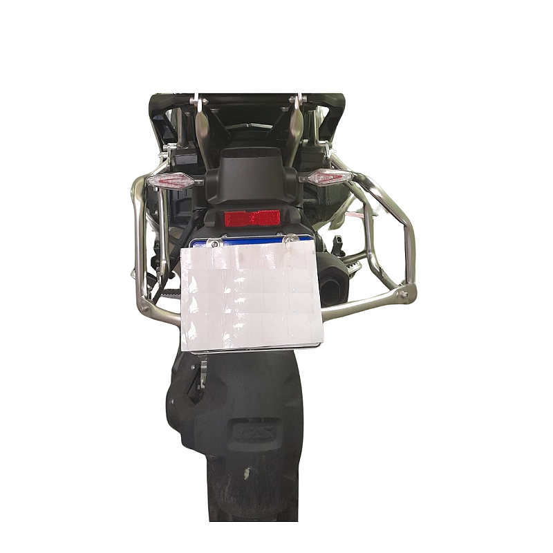 R1300 GS suporte lateral traseiro inox detalhe fixacao MOTOTOP