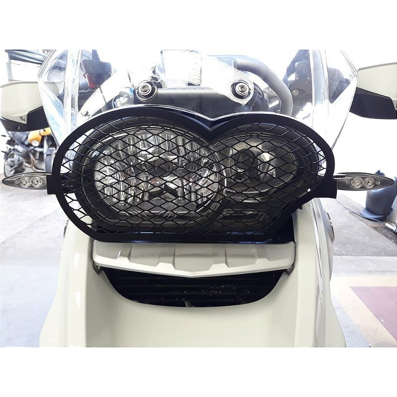 R1200 GS Adventure protetor farol 2004 2012 vista traseira MOTOTOP