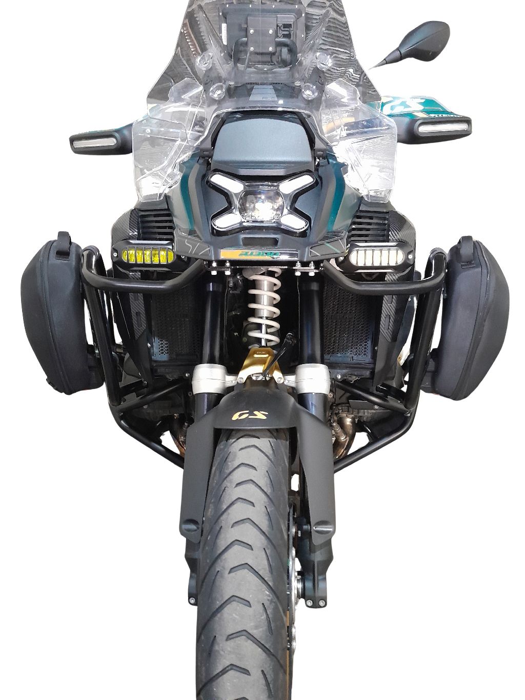 R1300 GS Adventure protetor carenagem preto detalhe fixacao MOTOTOP